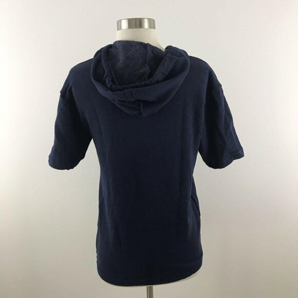 American Apparel NWOT Hoodie Size XS Navy Blue Sho - Picture 4 of 9